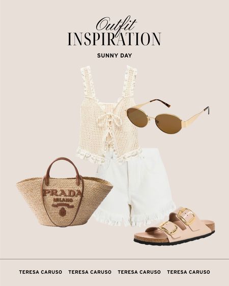 Outfit inspiration: sunny day 

Summer outfit, spring outfit, Prada beach bag, designer straw bag, Birkenstocks, Amazon fashion finds, Amazon sunglasses 

#LTKstyletip #LTKfindsunder50 #LTKfindsunder100