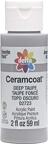 Plaid:Delta Ceramcoat Acrylic Paint, 2 oz, Deep Taupe | Amazon (US)