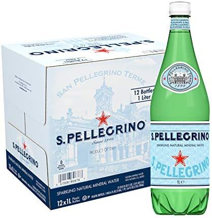 S.Pellegrino Sparkling Natural Mineral Water, 33.8 Fl Oz. (12 Pack) | Amazon (US)