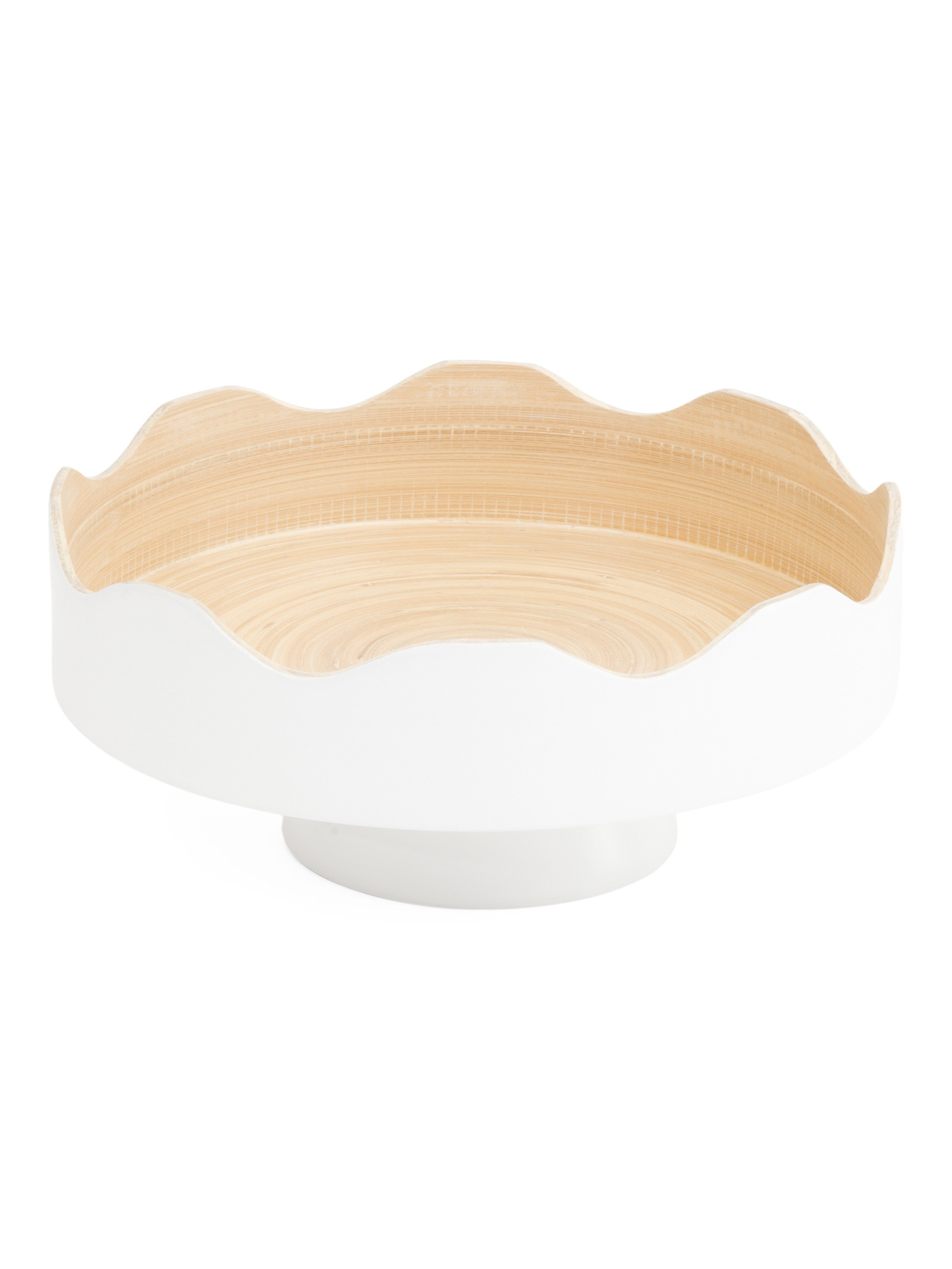 11.5in Bamboo Round Curved Tray | Trending Now | Marshalls | Marshalls