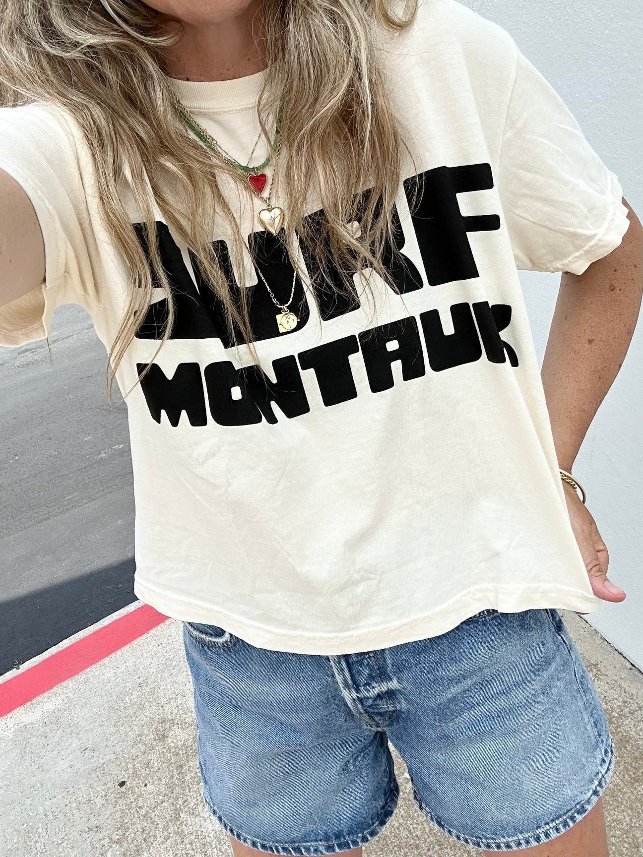 Surf Montauk Crop Tee | Ascot + Hart