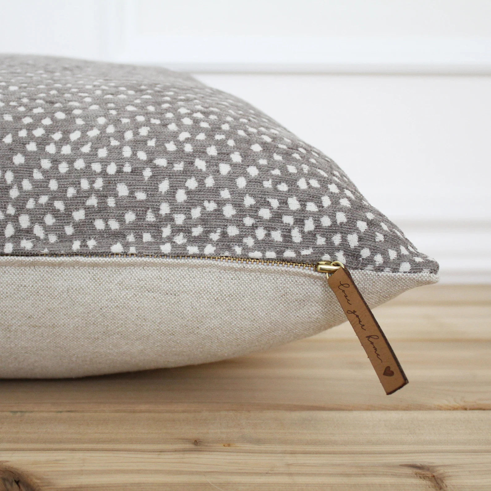 Gray and Ivory Pillow Cover • Gray and Beige Modern Pillow Cover • 20x20 Textured Pillow • ... | Etsy (US)