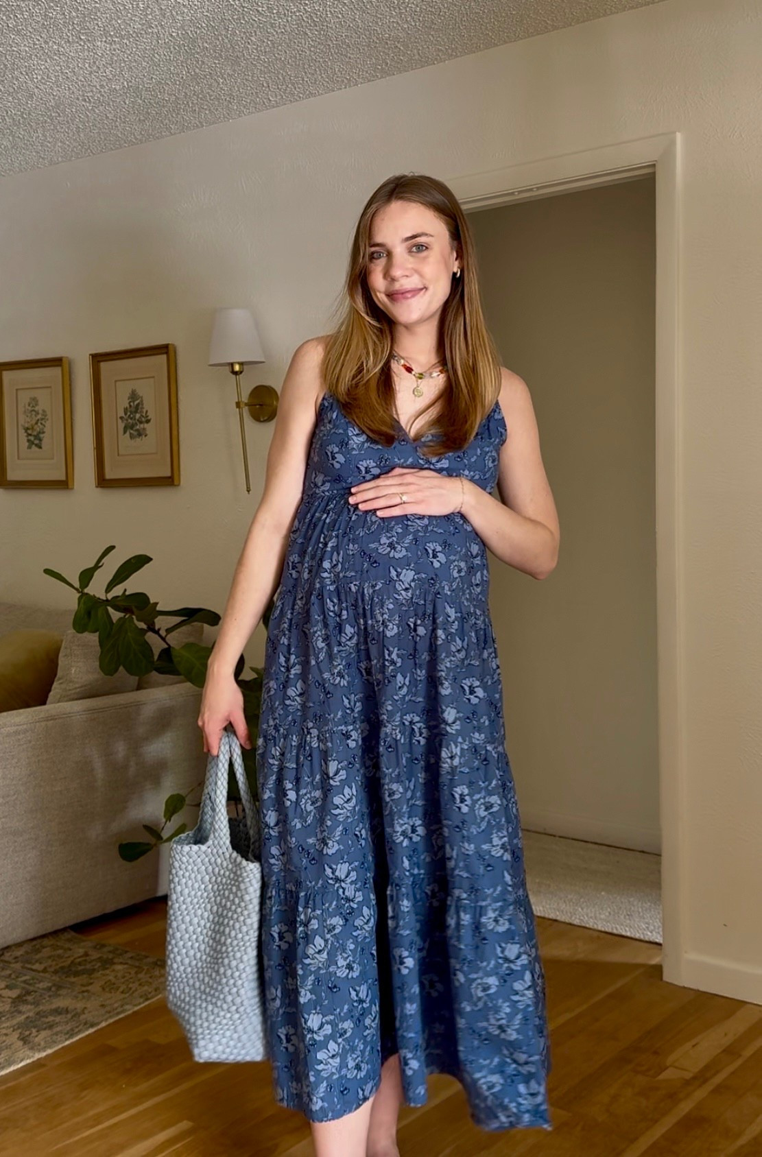 what I wore to church today at 38 weeks pregnant #maxidress #bumpfriendly #pregnancy #style #summer #inspo 

#LTKBaby #LTKBump #LTKFindsUnder50
