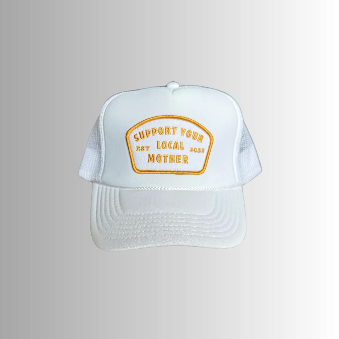 Support Your Local Mother® Patch Hat- White | Mother Hats