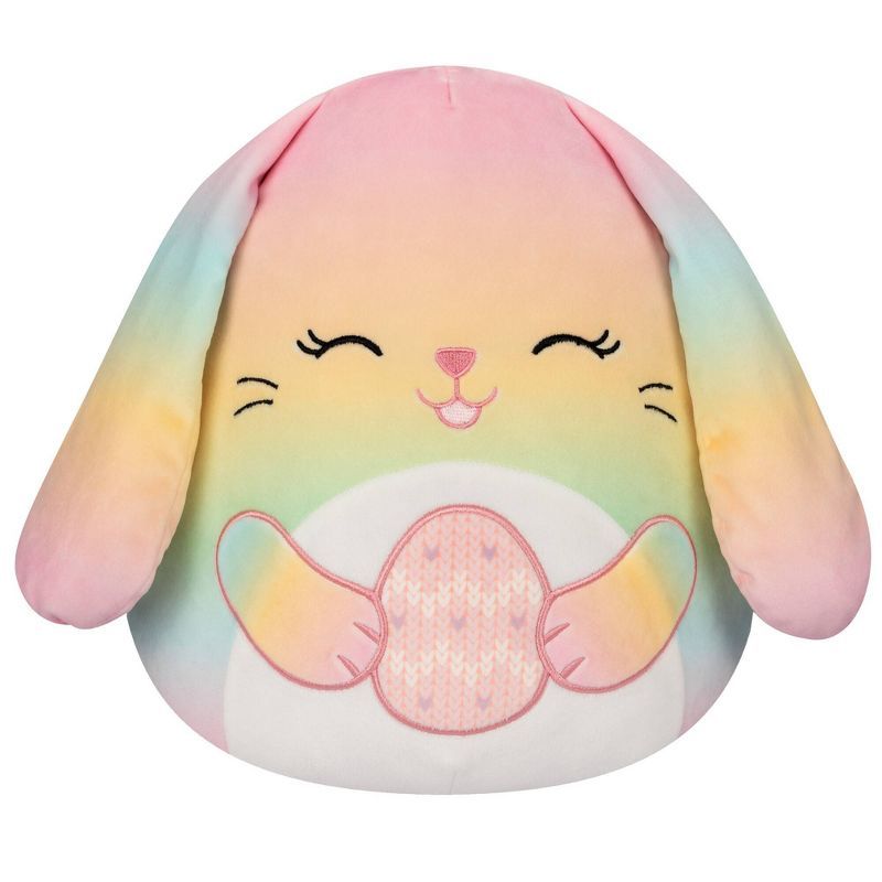 Squishmallows 12" Wu the Rainbow Bunny with Egg Plush Toy | Target
