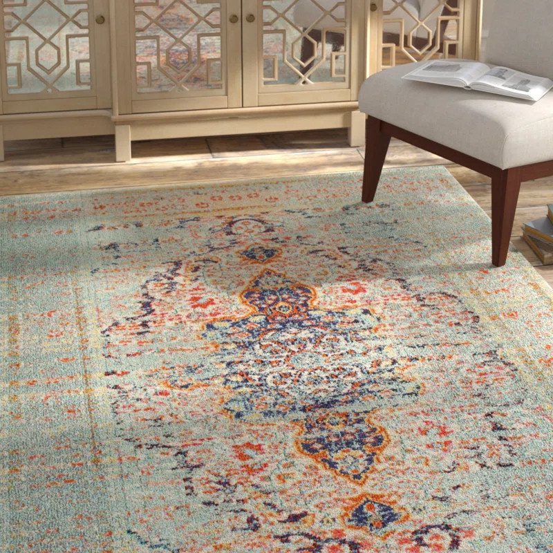 Estrel Oriental Sage Area Rug | Wayfair North America