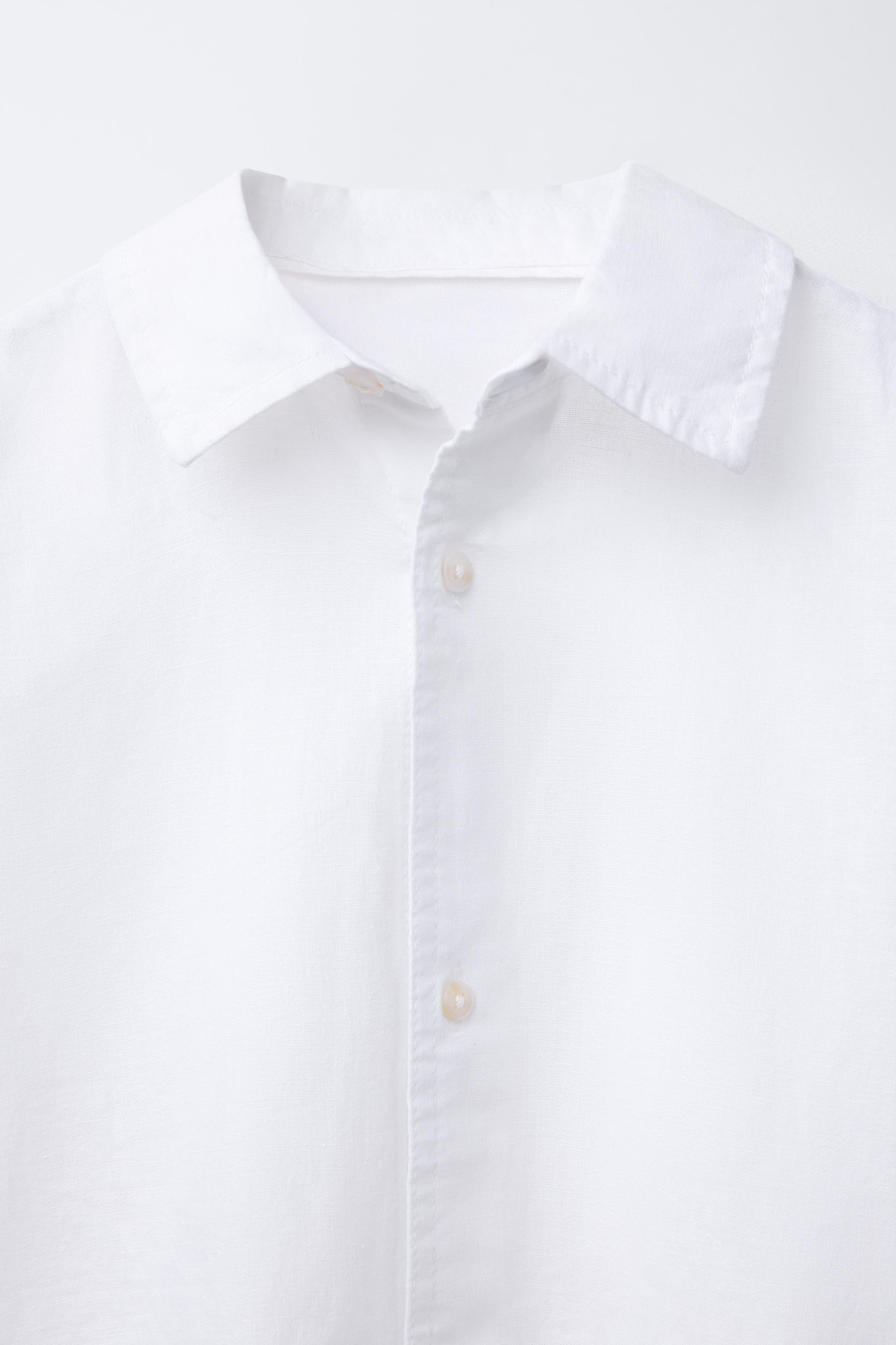 HEMD AUS LEINENMISCHGEWEBE | Zara DE