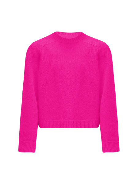 Brushed Cotton Merino Blend Crewneck | Women's Hoodies & Sweatshirts | lululemon | Lululemon (US)