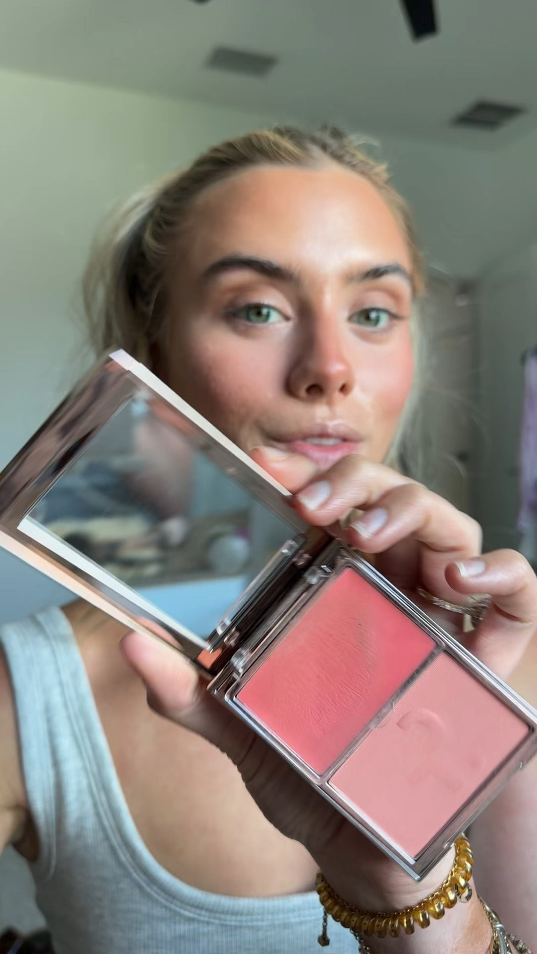 Patrick ta beauty blush. A viral duo compact of powder and cream blush formulas to achieve long-wearing bold color that melts into skin for a beautiful, radiant glow @patricktabeauty @Sephora

#LTKgrwm #LTKselfcare #LTKBeauty
