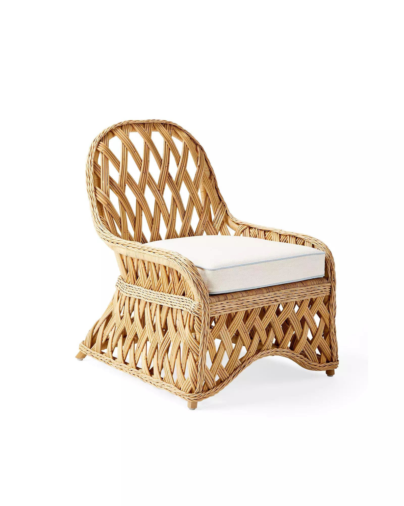 Round Hill Rattan Chair | Serena and Lily