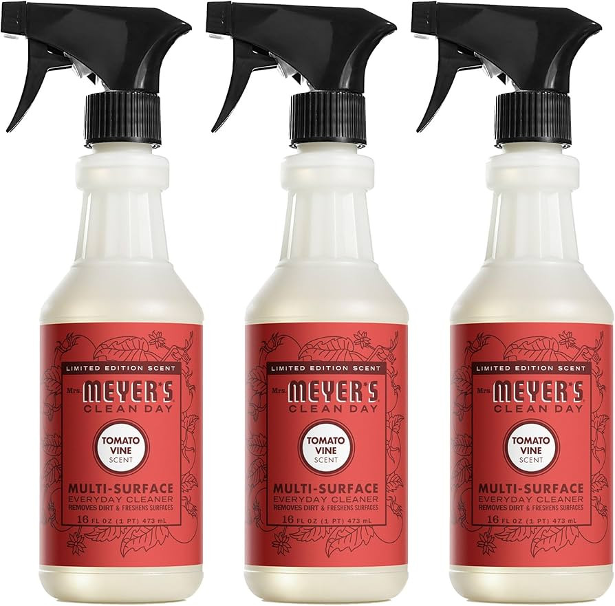MRS. MEYER'S CLEAN DAY Multi-Surface Everyday Cleaner, Tomato Vine Scent, 16 Ounce Bottle (Pack o... | Amazon (US)