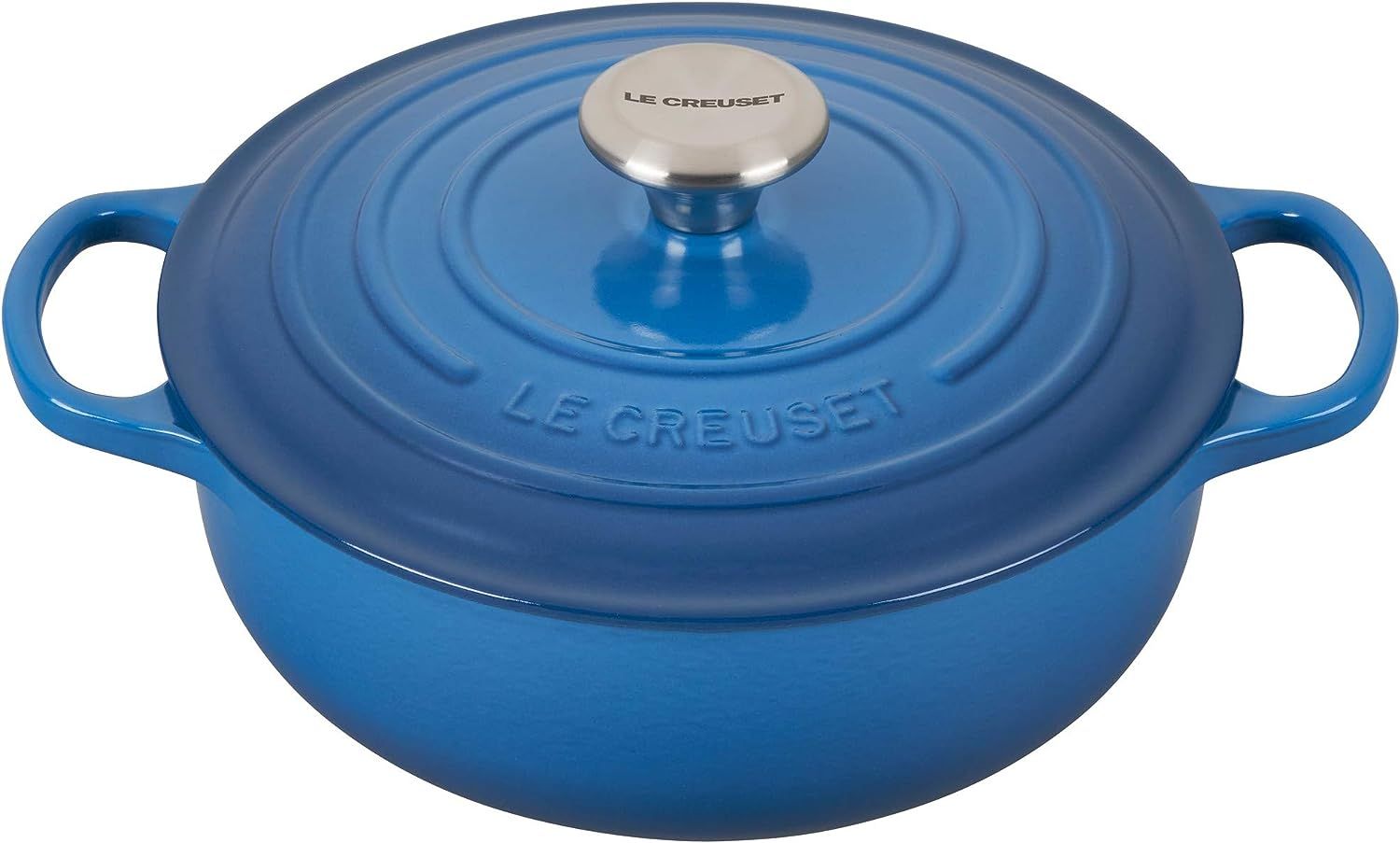 Le Creuset Enameled Cast Iron Signature Sauteuse Oven, 3.5 qt, Marseille | Amazon (US)