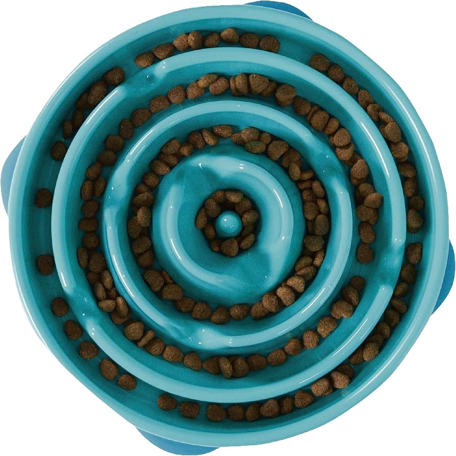 Outward Hound Fun Feeder Slo Bowl \u2013 Large 4\u2011Cup Capacity, Slow Feeding, Medium to Large... | Amazon (US)