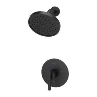 Pfister Contempra 1-Handle Shower Faucet Trim Kit in Matte Black (Valve Not Included)-LG89-7NCB -... | The Home Depot