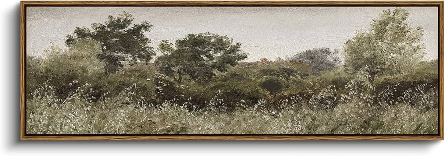 InSimSea Extra Large Framed Vintage Wall Art, Rustic Landscape, 36x12in | Amazon (UK)