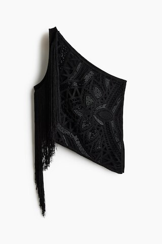 One-Shoulder-Top mit Verzierung | H&M (DE, AT, CH, NL, FI)