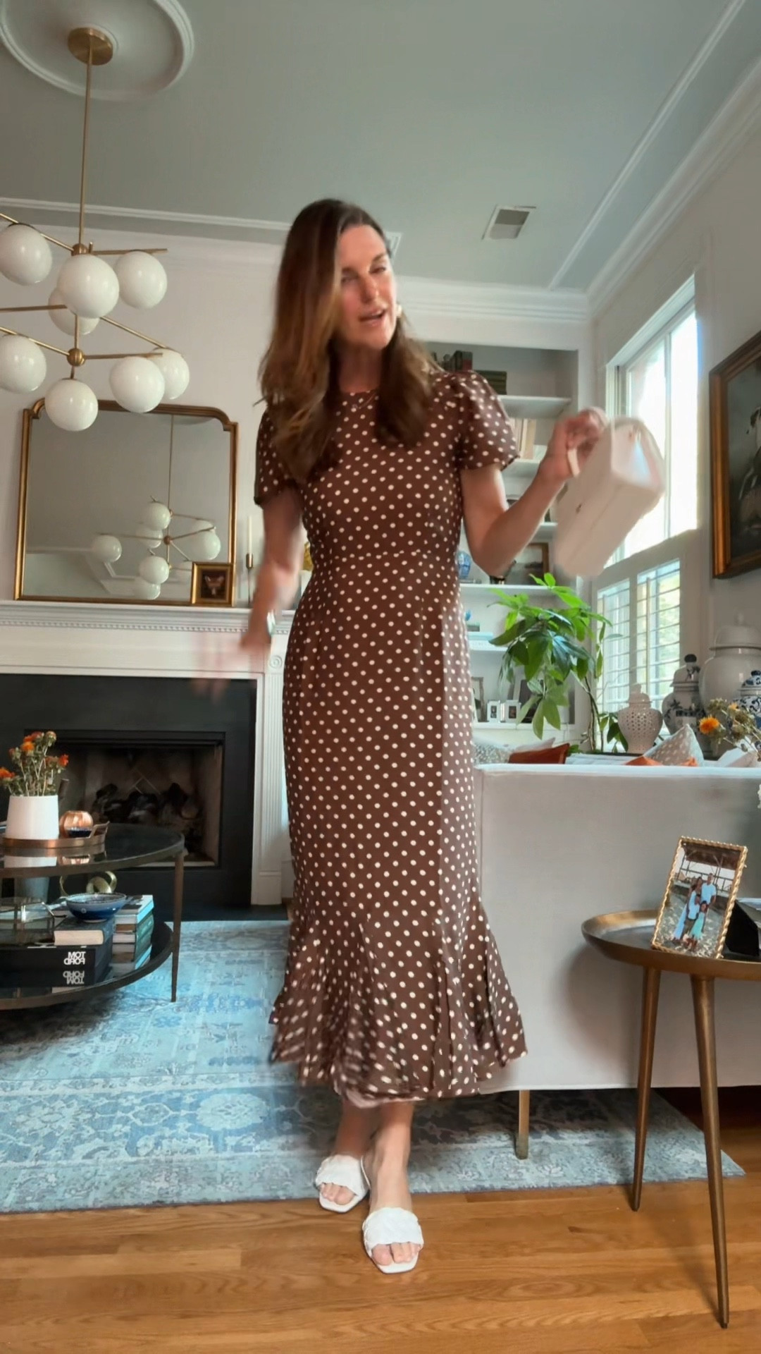 Fall dress lady like dress fall classic style mom dress rich mom style polka dot dress dinner party dress 

#LTKOver40 #LTKStyleTip #LTKSeasonal