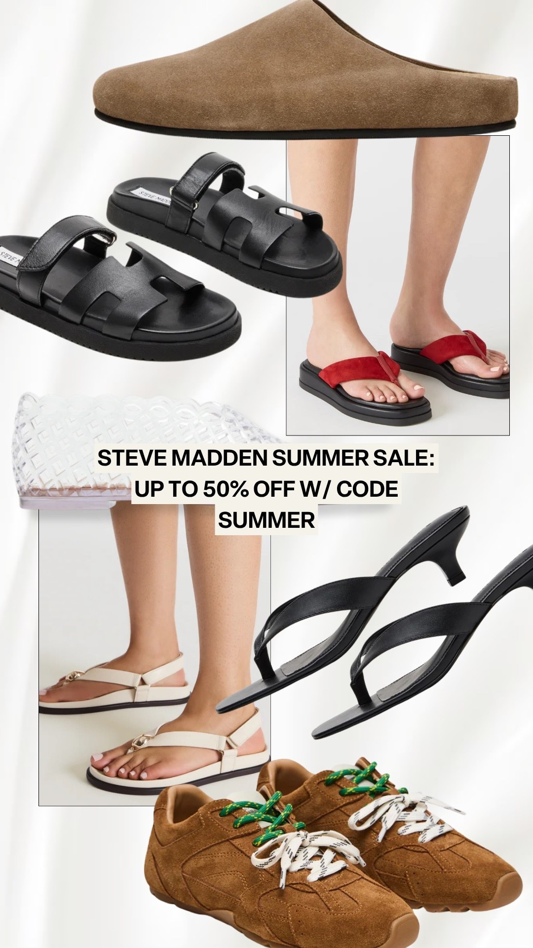 Steve Madden summer sale - code SUMMER for up to 50% off! #kathleenpost

4th of July sale, summer sale shoes, summer shoe trends, fall shoe trends

#LTKSaleAlert