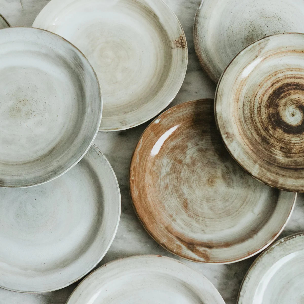 Black Clay Dinner Plate | Jacques Pouchain Dieulefit Set of 12 - the french kitchen - elsie green | Elsie Green US