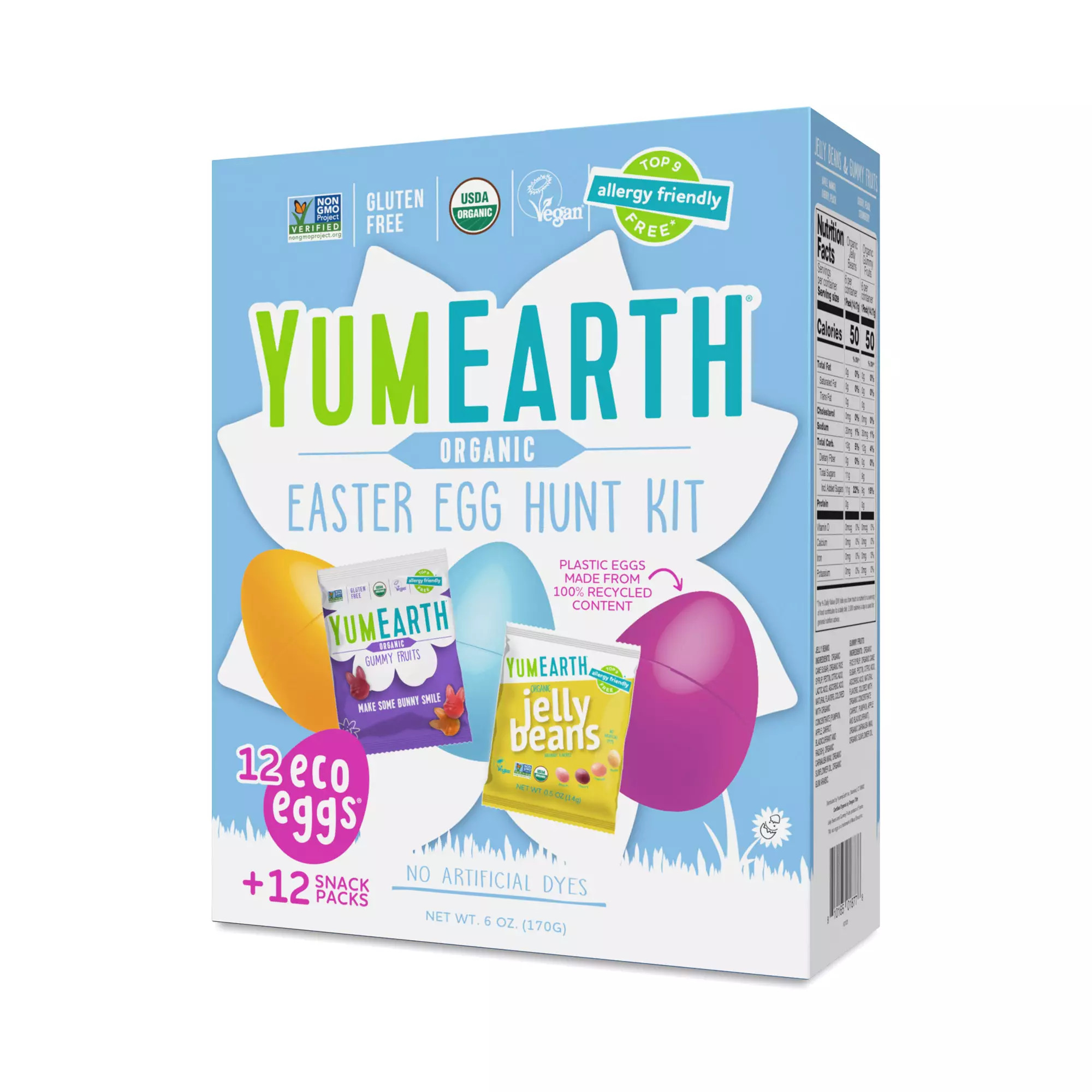 YumEarth, Organic Easter Egg Hunt Kit, Snack Pack | Thrive Market