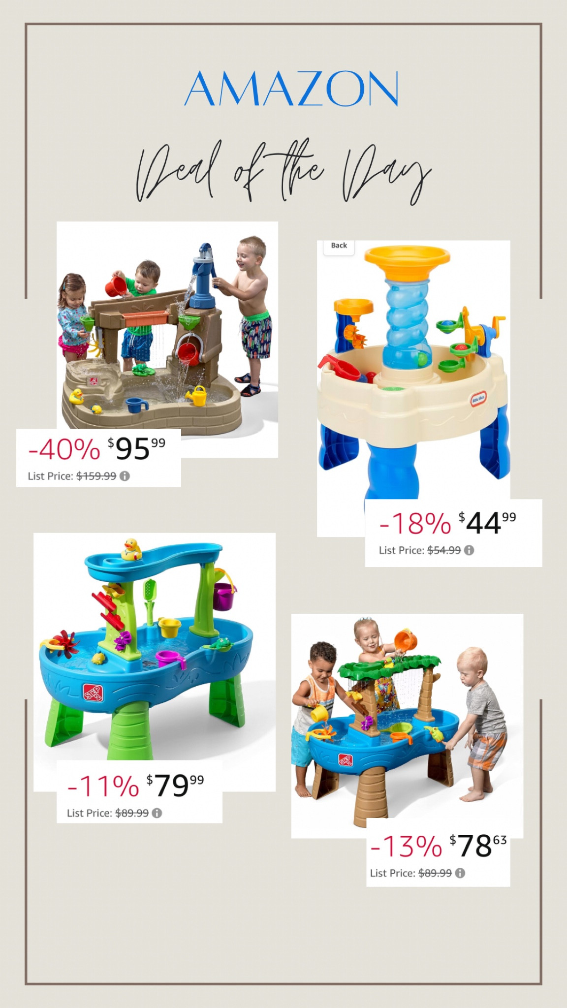 Great deals on water tables!

#LTKsalealert #LTKkids #LTKSpringSale