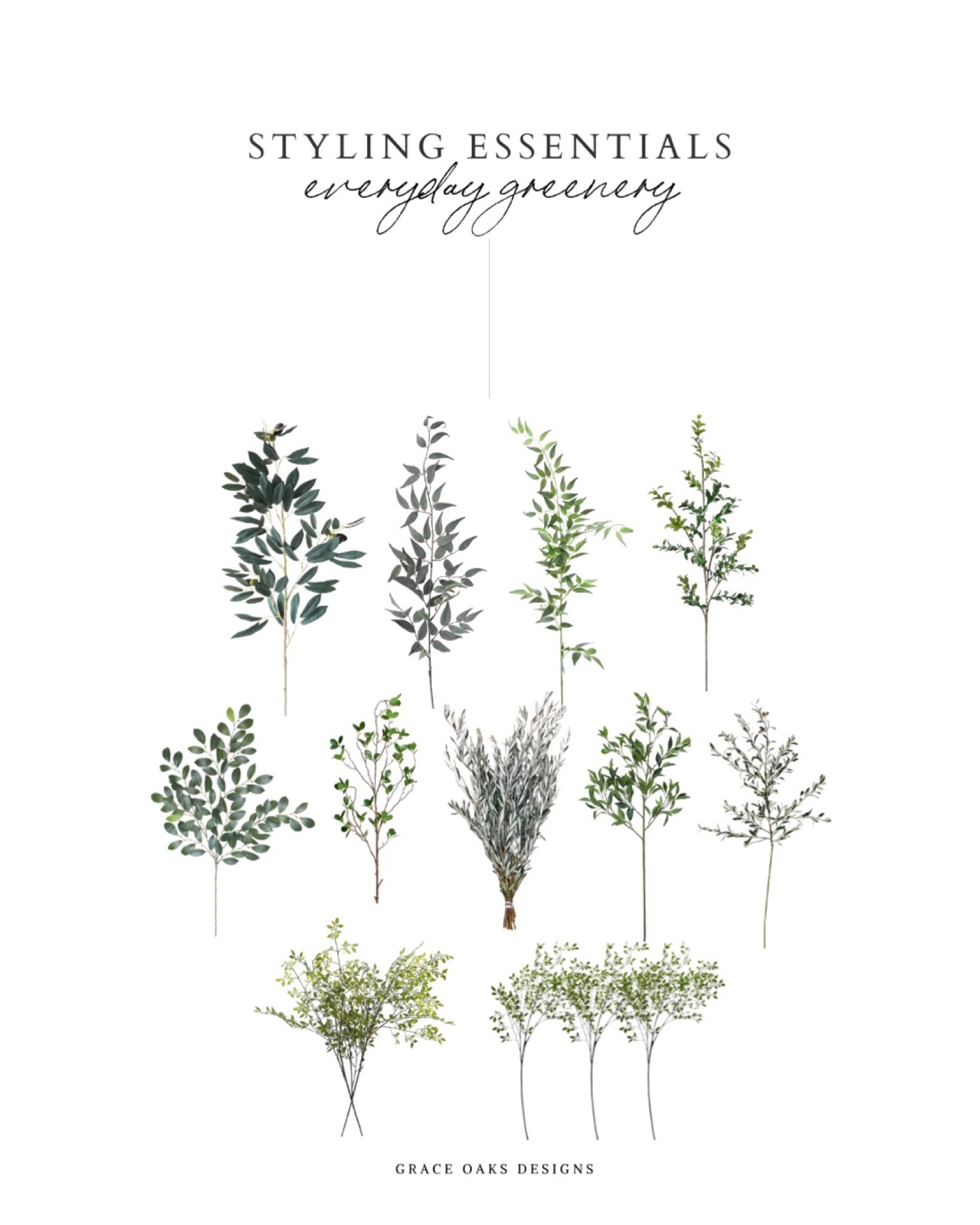 Greenery. Faux stems. Faux branches. Year round greenery. Winter greenery. Winter decor. Home decor. Olive branches. Spring greenery. Ficus branch. Neutral home decor  

#LTKunder50 #LTKhome #LTKSeasonal