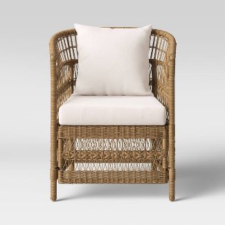 Mulberry 2pk Patio Chair - Natural - Threshold&#8482; | Target
