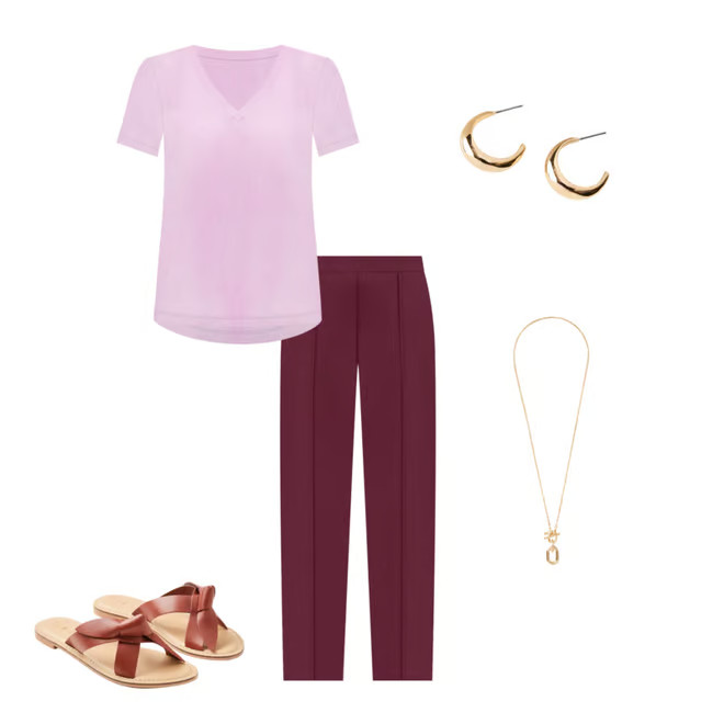 Pintucked Fluid Taper Pants | LOFT