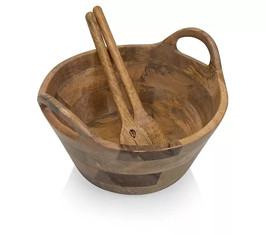 Make Your Selection: Toscana Large Serving Bowl w. Handles | QVC