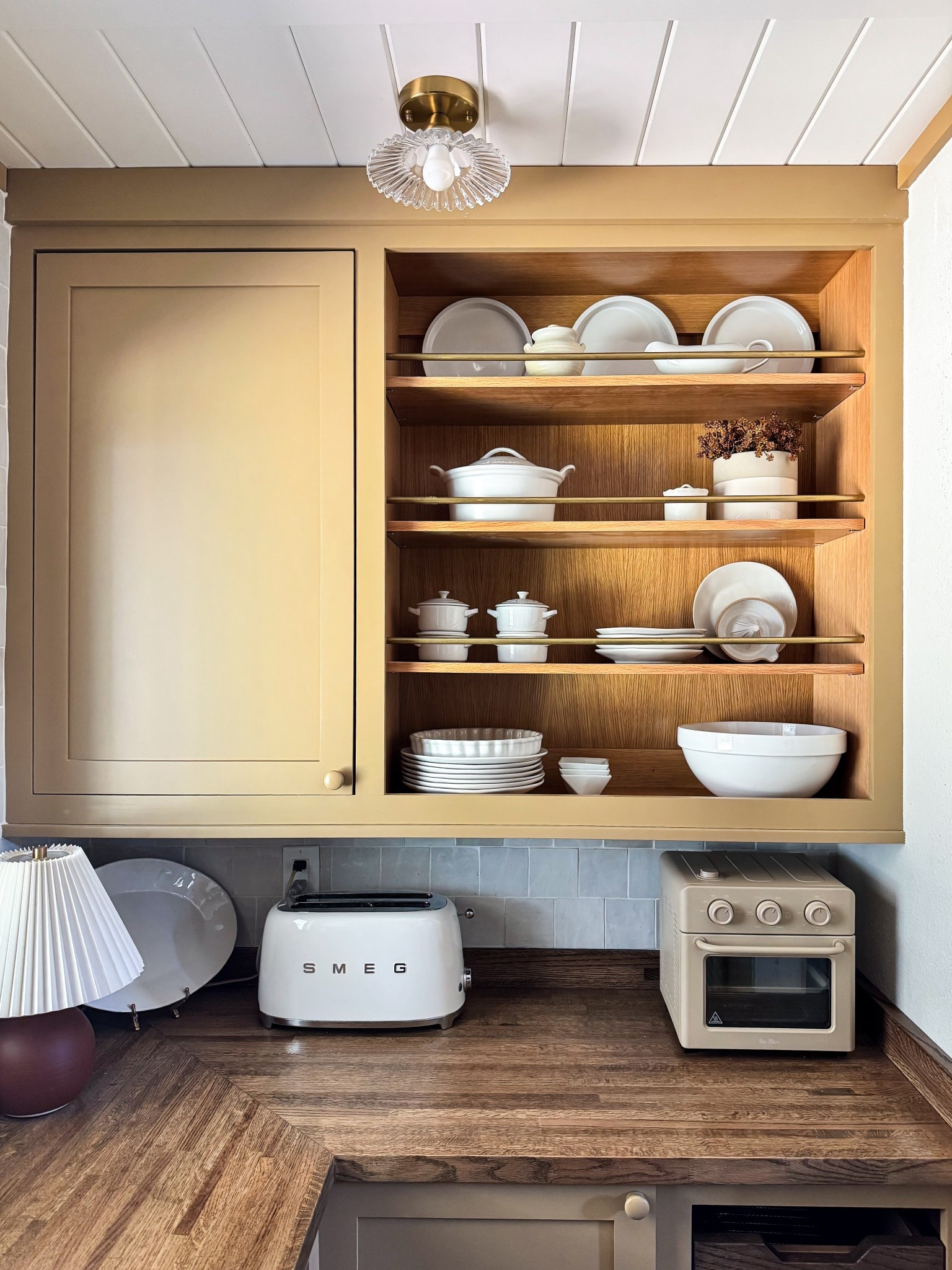 A white color story. White dinnerware and serverware in the pantry. #whitedinnerware #whiteserverware #whitedishes

#LTKHome