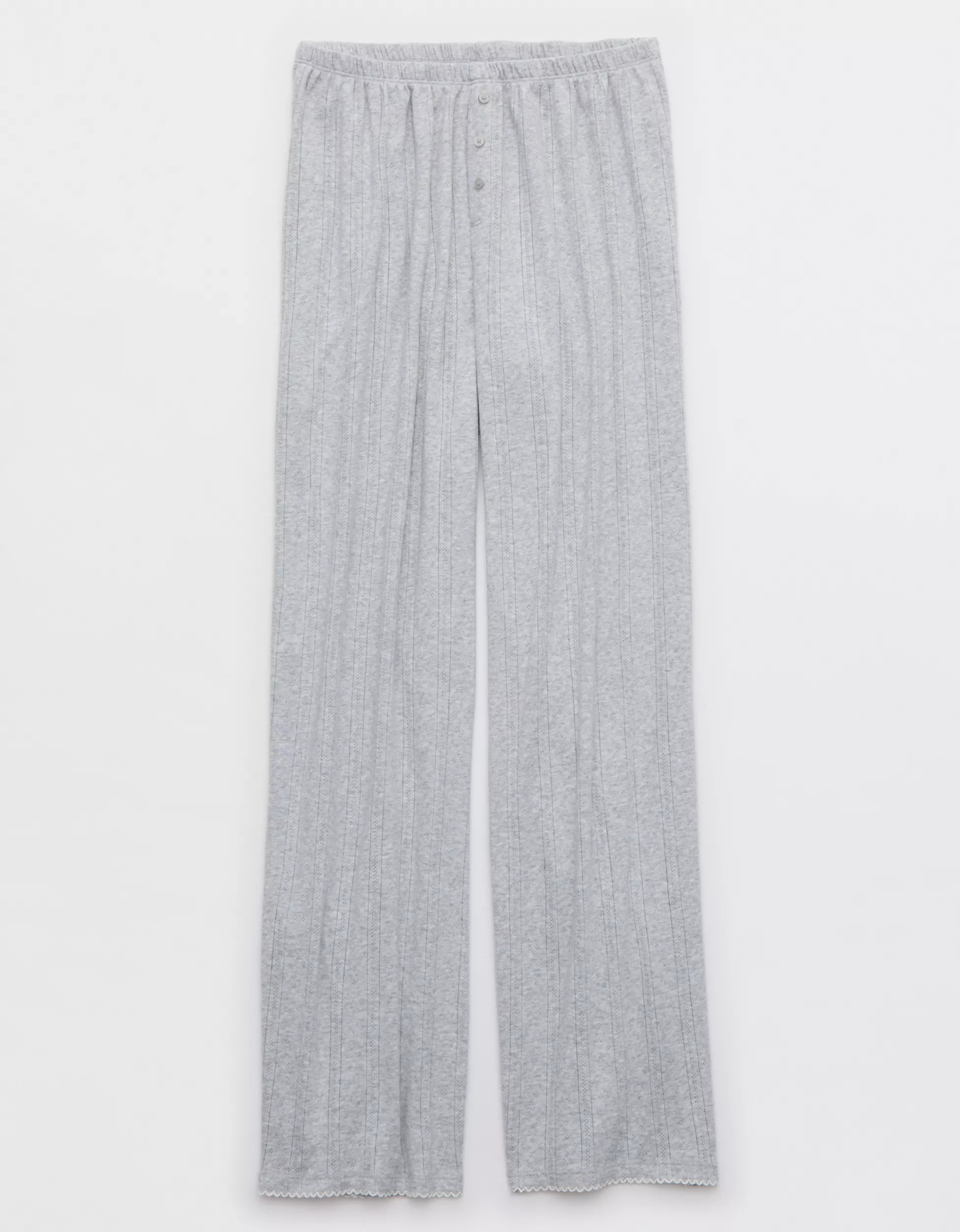 Aerie Off-Duty Pointelle Trouser PJ | Aerie