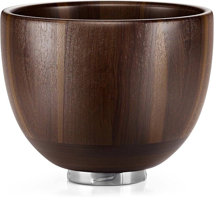 SpaceAid Wooden Bowl for Mixer - Kitchen Space Aid Acacia Wood Mixing Bowls Holder for Stand Mixe... | Amazon (US)
