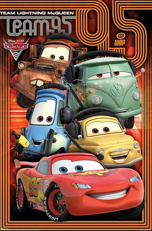 Trends International Cars 2 Pit Crew Wall Poster 22.375" x 34" | Amazon (US)