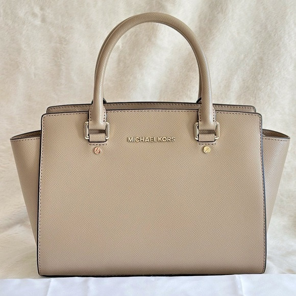 Michael Kors Selma Truffle Top Handle Satchel | Poshmark
