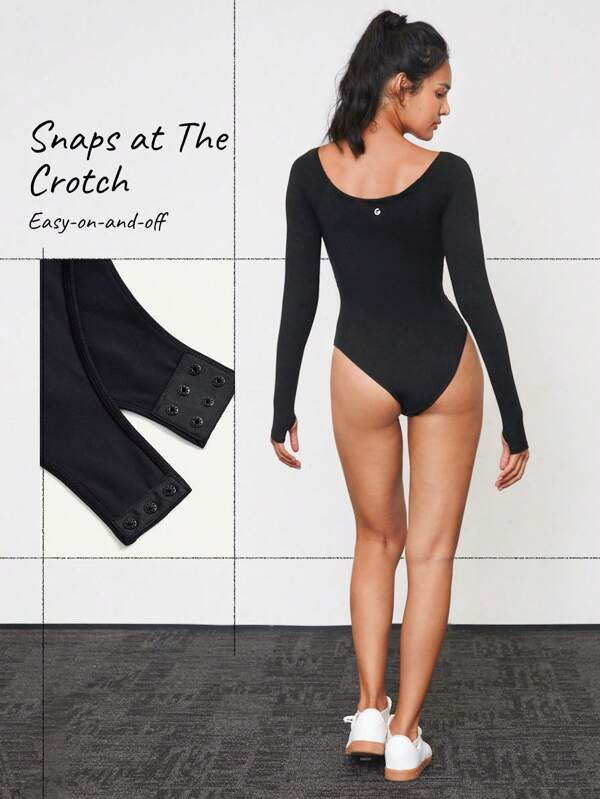 GLOWMODE FeatherFit™ Body con spalle scoperte | SHEIN