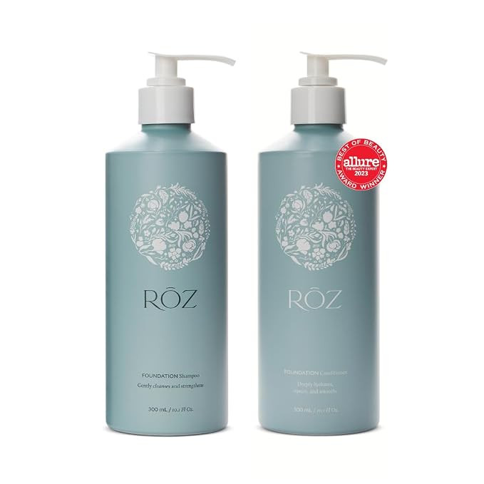 RŌZ Foundation Shampoo and Conditioner Set Duo - Sulfate-Free Hydrating Shampoo and Conditioner ... | Amazon (US)