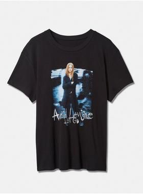 Avril Lavigne Relaxed Fit Cotton Crew Neck Tee | Torrid (US & Canada)