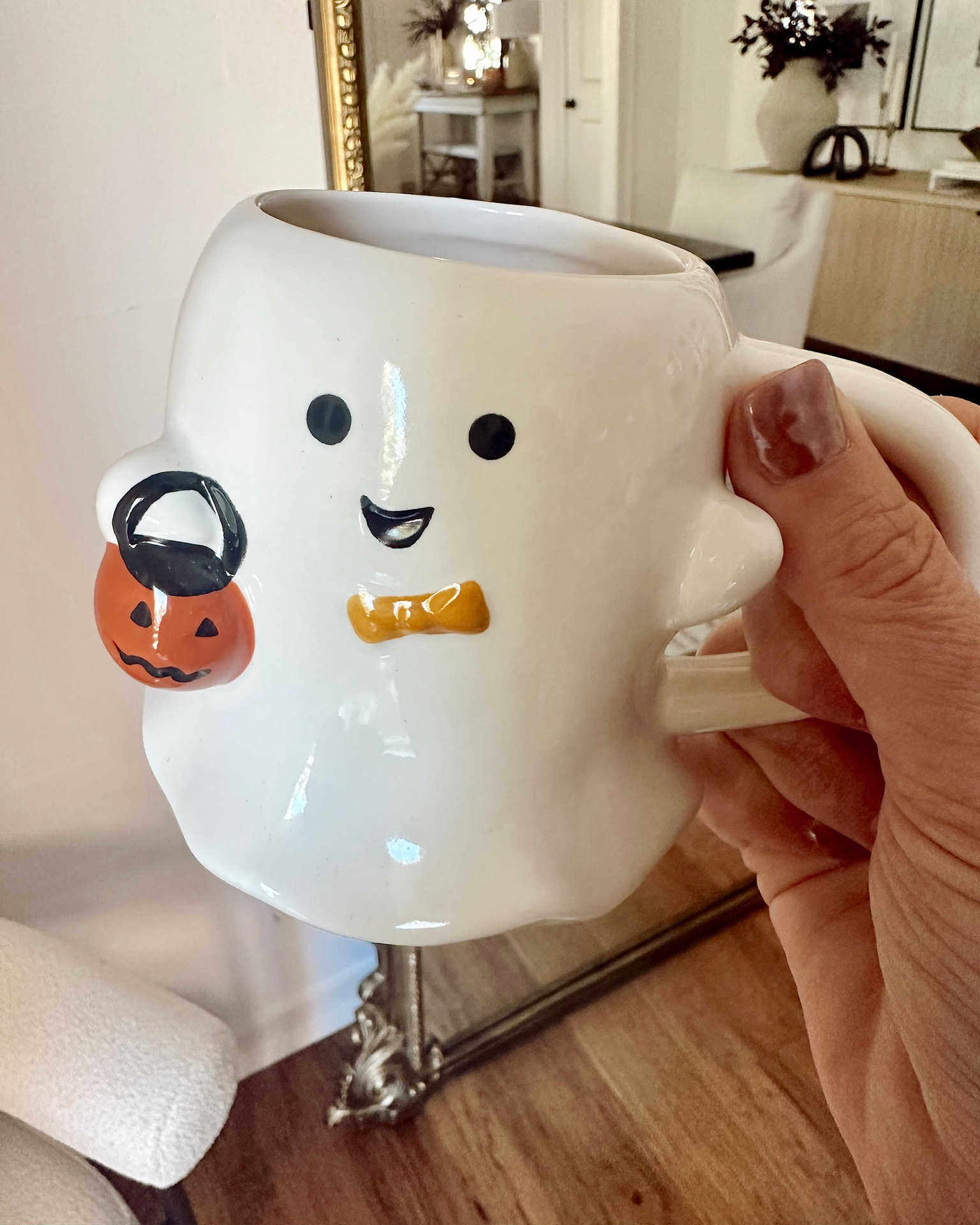 Cutest ghost coffee mug from Target! 

#LTKSeasonal #LTKHalloween #LTKHome