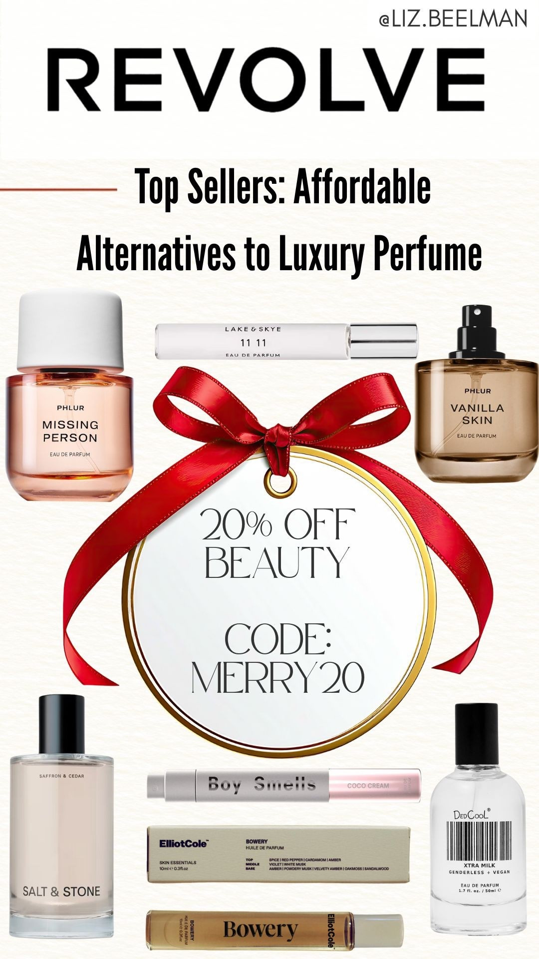 REVOLVE: Best Sellers: Affordable Alternatives to Luxury Perfumes

CODE: MERRY 20