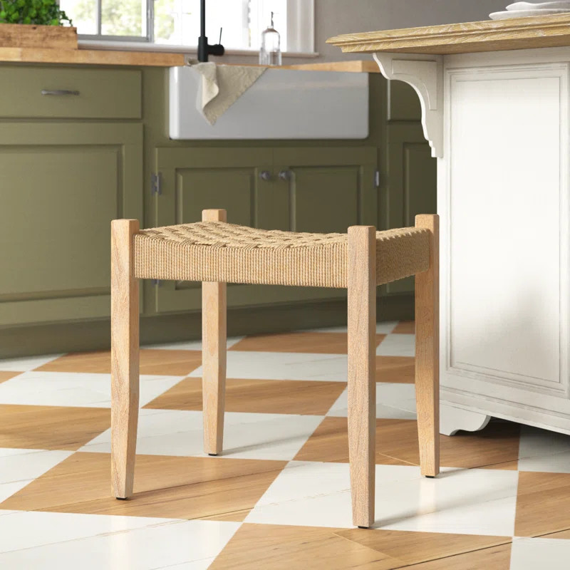 Kathleen Solid Wood Vanity Stool | Wayfair North America