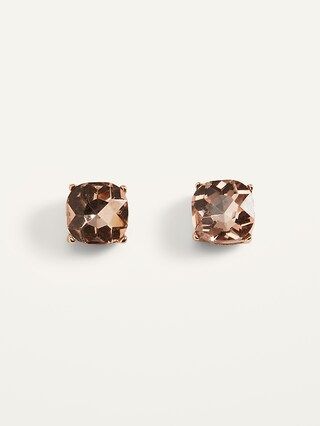 Rose-Gold Toned Crystal-Stone Stud Earrings for Women | Old Navy (US)