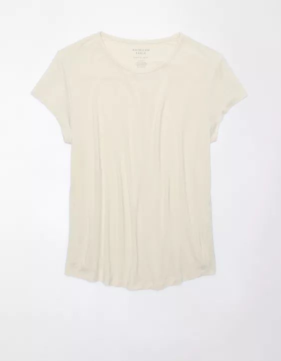 AE Soft & Sexy Short-Sleeve Crew Neck Tee | American Eagle Outfitters (US & CA)