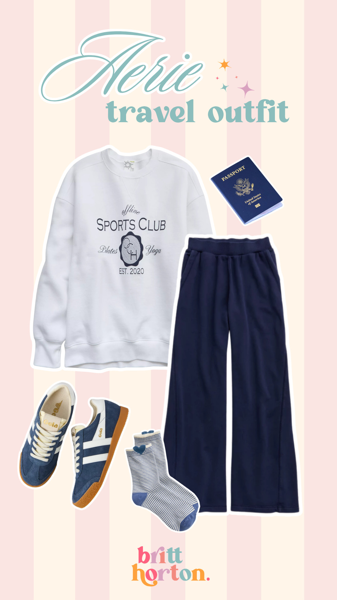 The coziest travel outfit you'll still feel great in! So many cute new arrivals at Aerie

travel outfits, airport outfits, lounge wear, sweat set, new arrivals, aerie, britt horton 

 #LTKootd #LTKTravel