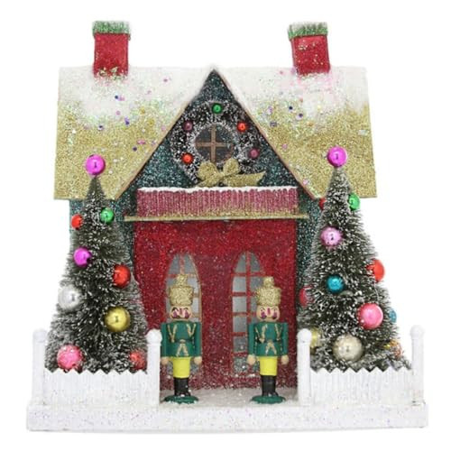 Cody Foster & Co The Merry and Bright Glitter Chalet Christmas Village Building HOU-287 | Amazon (US)