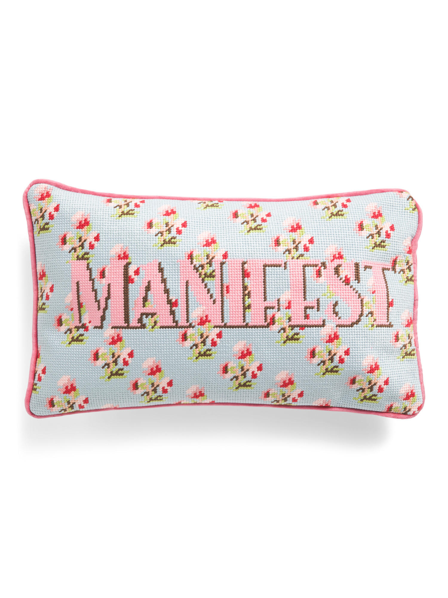 9x15 Manifest Needlepoint Pillow | Throw Pillows | Marshalls | Marshalls