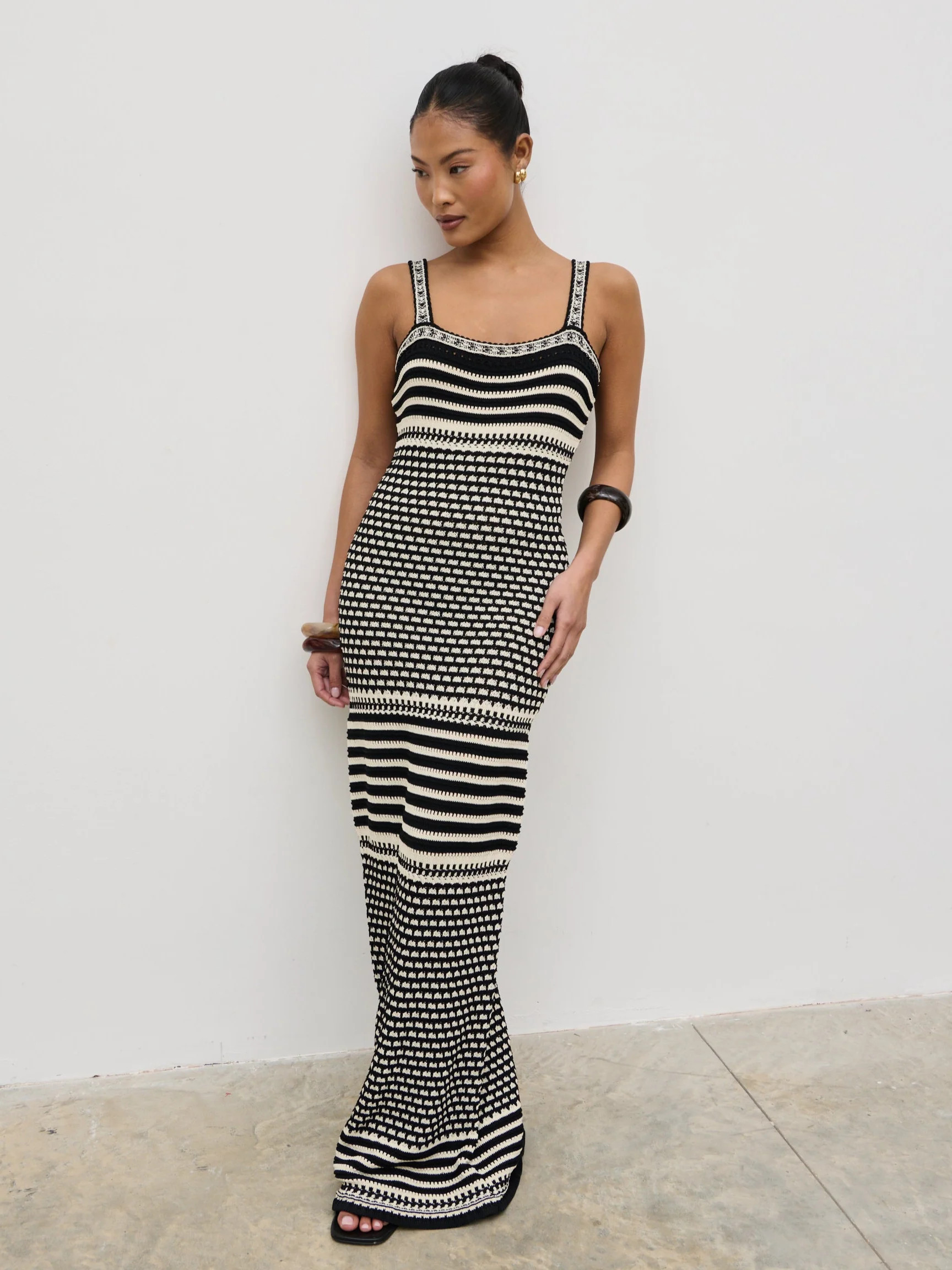 Tammy Crochet Knit Maxi Dress | Pretty Lavish (UK)