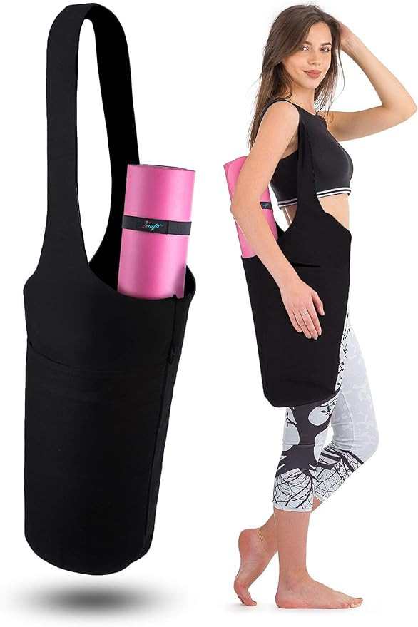 Zenifit Yoga Mat Bag - Long Tote with Pockets - Holds More Yoga Accessories. Cute Yoga Mat Holder... | Amazon (US)