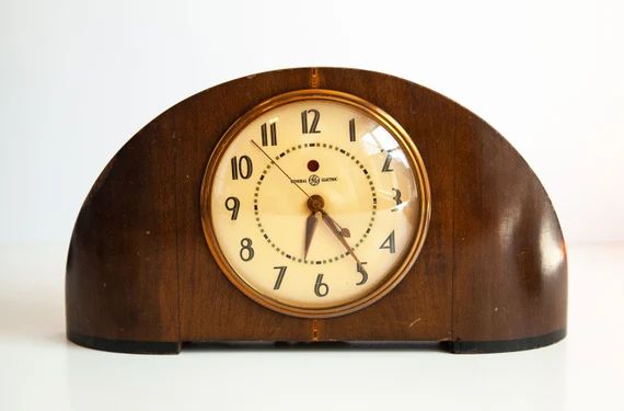 GE Art Deco New Geneva Mantel Clock  4h08 - Etsy | Etsy (US)