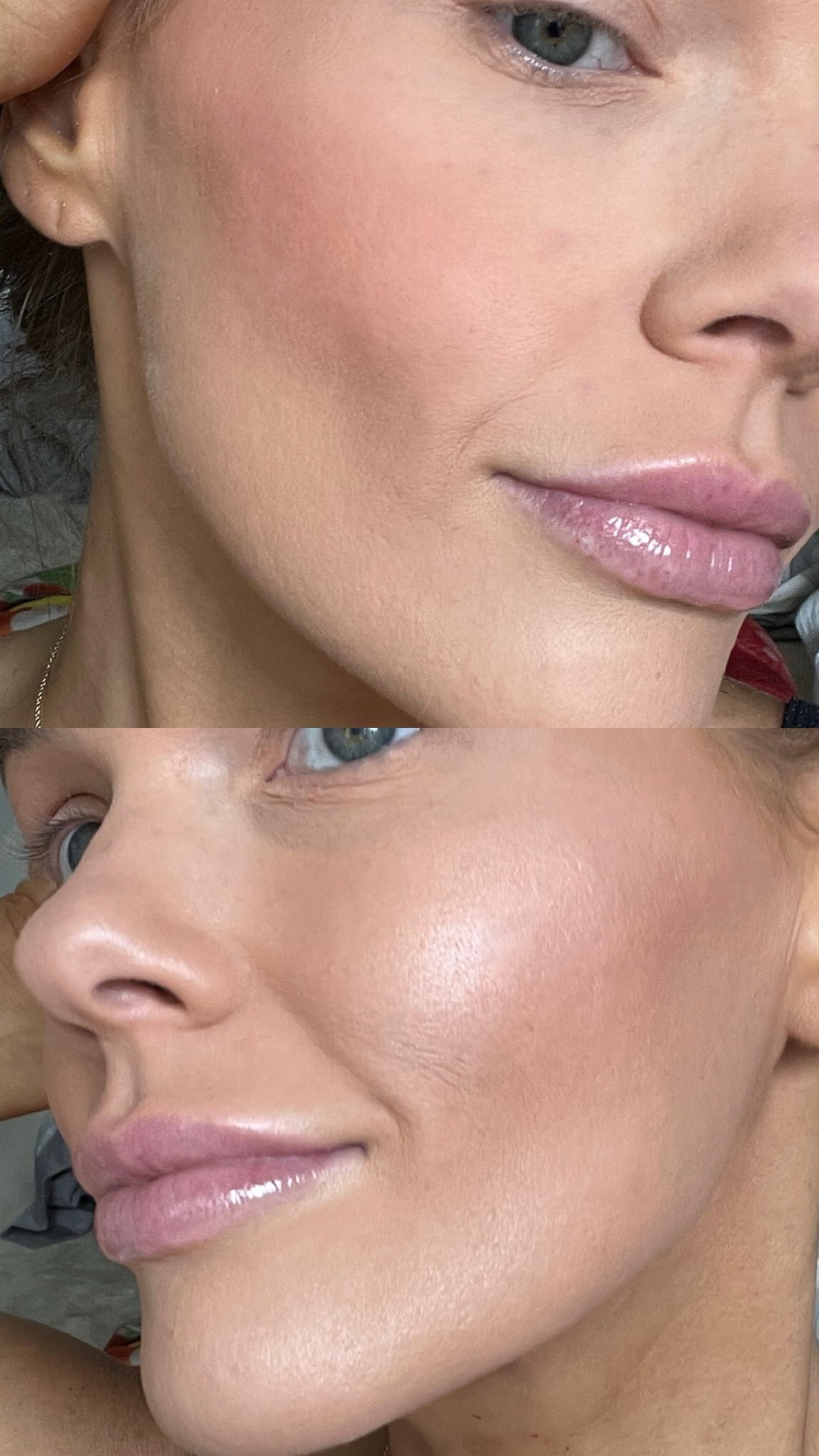 The difference in these two pictures is ONE product and it’s a finishing POWDER. 

#LTKFindsUnder100 #LTKBeauty