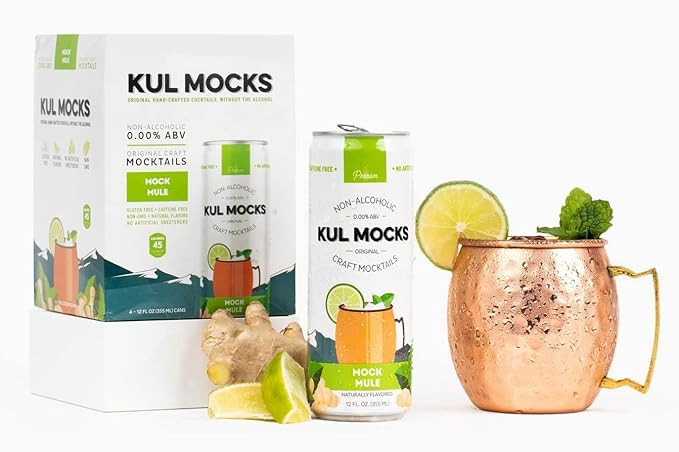KUL MOCKS - Craft Mocktails | Moscow Mule with a Vodka-Like Spirit Note Infusion | Award-Winning ... | Amazon (US)